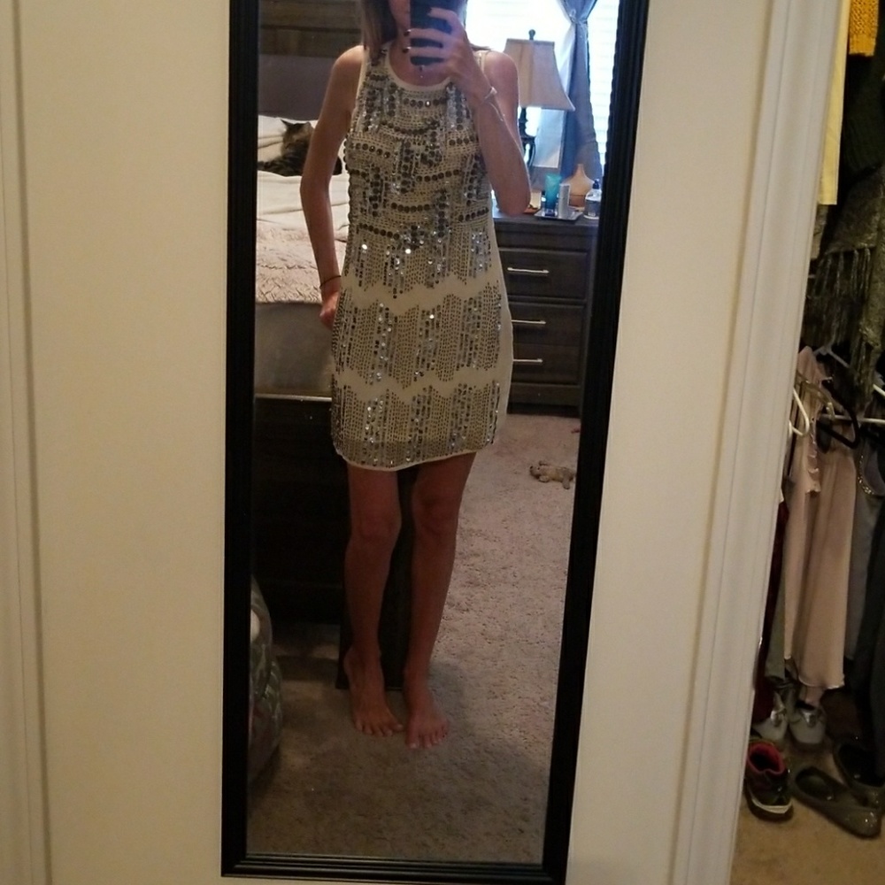 SOLD  NWOT  Ark & co sequin and bead dress