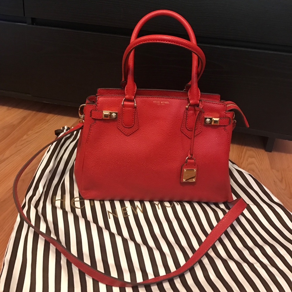 Red Henri Bendel Satchel