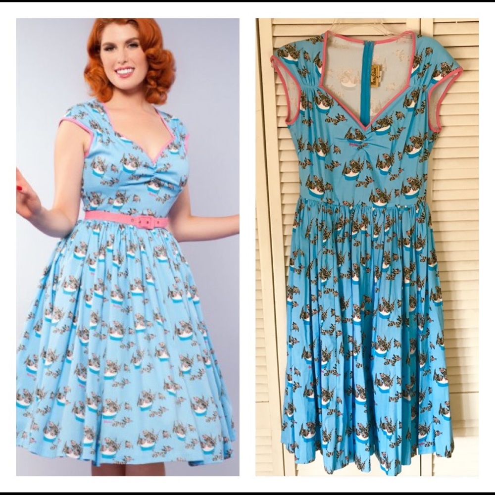 💛SOLD💛Pinup Couture Mary Blair Kittens Heidi