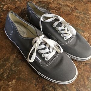 Gray Lace-Up Vans