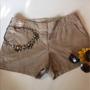 J. Crew Chino Khaki Shorts Sz. 6