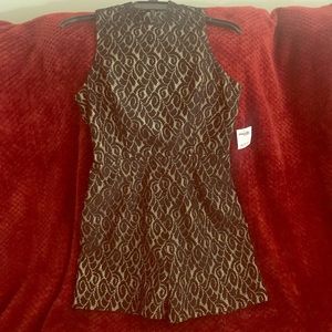 Charlotte Russe dressy key hole back romper