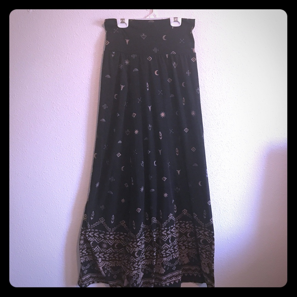 Bohemian Maxi Skirt