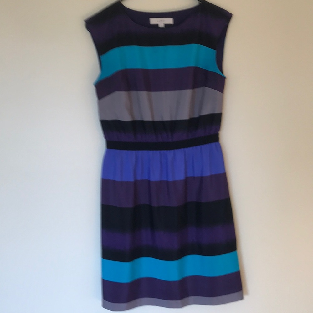 LOFT Striped Dress