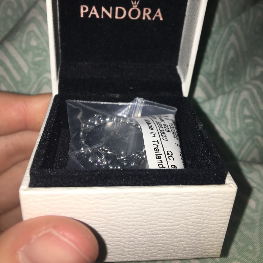 Pandora Princess Ring size 8