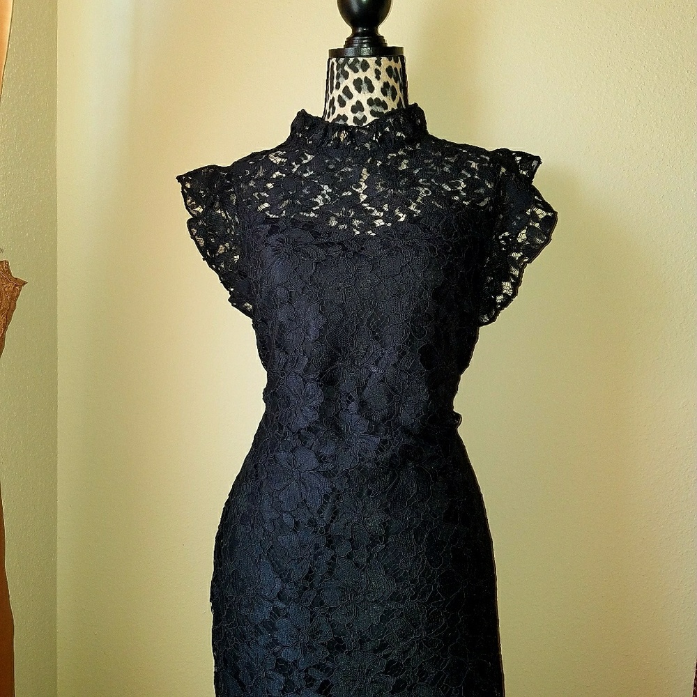 Sexy but Classy Black Lace Dress