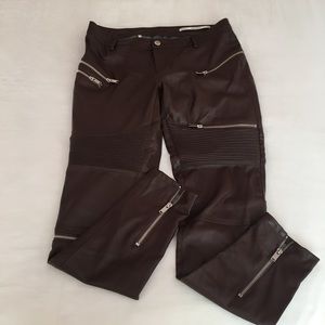 Faux leather trousers from Zara
