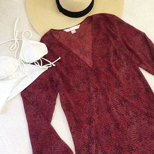 Victoria's Secret Sheer Mosaic Swim Coverup