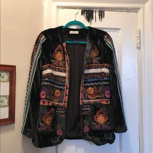 Zara velvet blazer