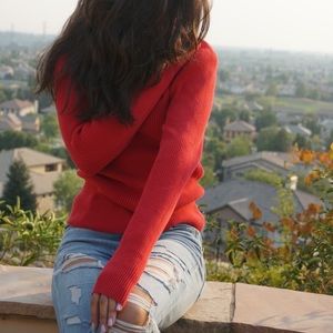 Red sweater