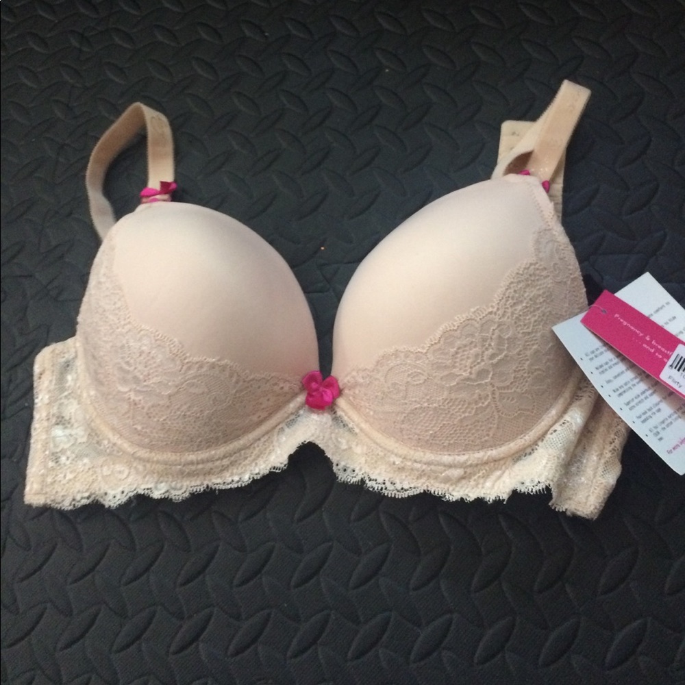 Nude maternity bra