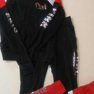 Vs pink bling set