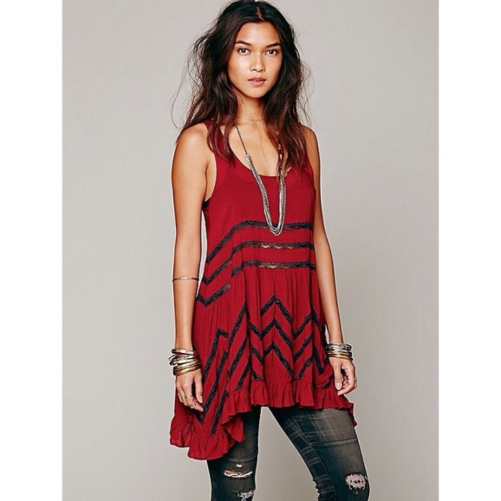Free People Voile and Lace Slip