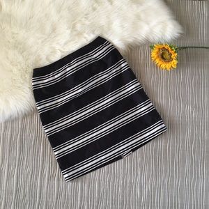 Talbots's Petites A Line Career Striped Skirt