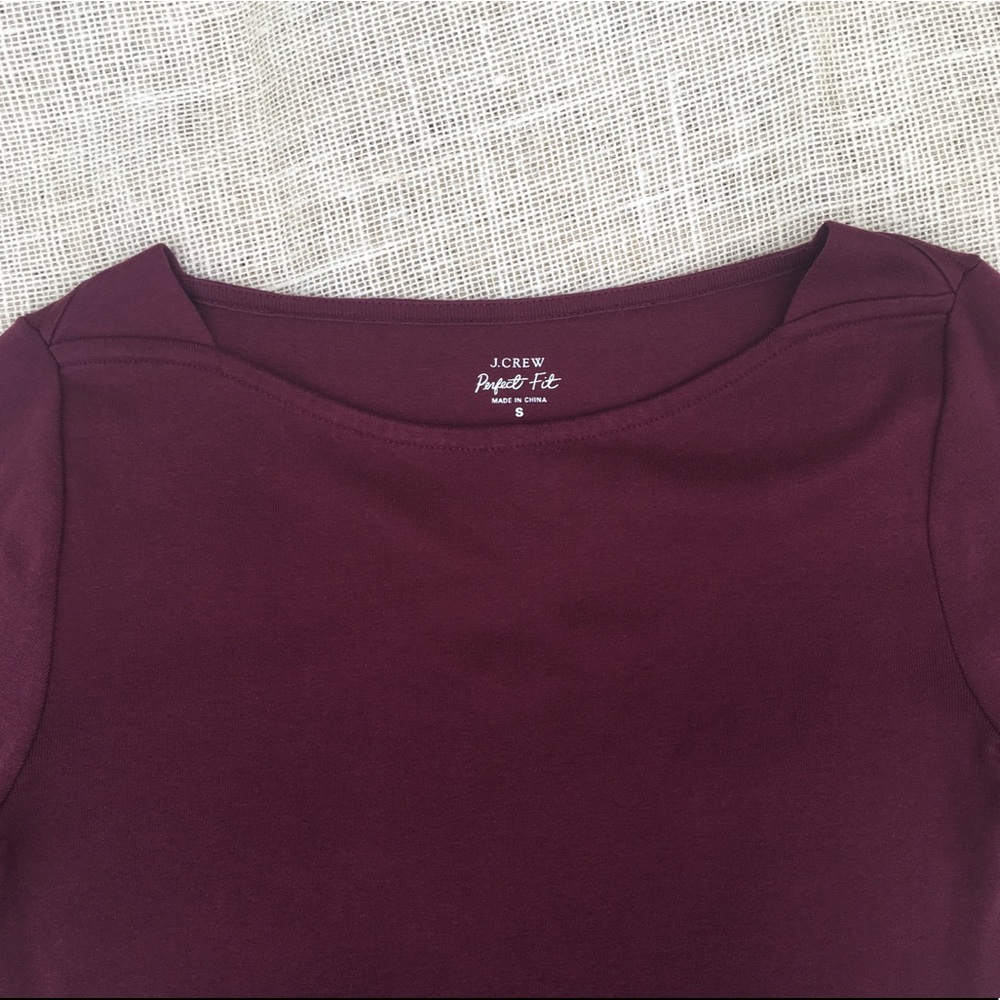 SOLD J.Crew Shirt Cotton Perfect Fit Tee Top - Picture 3 of 8