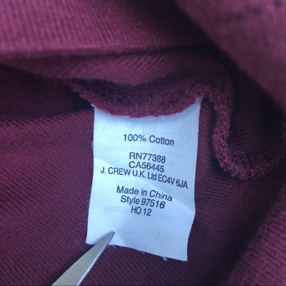 SOLD J.Crew Shirt Cotton Perfect Fit Tee Top - Picture 5 of 8