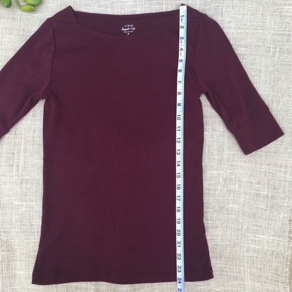 SOLD J.Crew Shirt Cotton Perfect Fit Tee Top - Picture 6 of 8