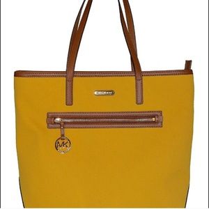 NWT Michael Kors Kempton Sunflower Tote
