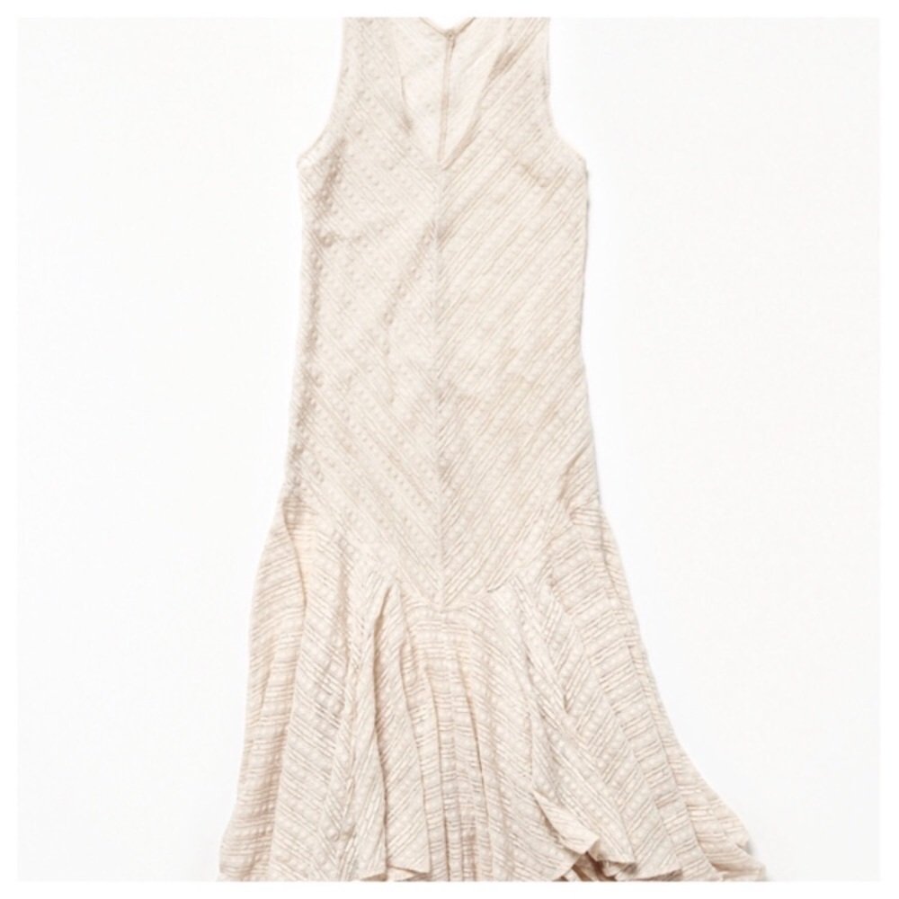 Free People NWOT Natural Long Dress - Picture 4 of 5