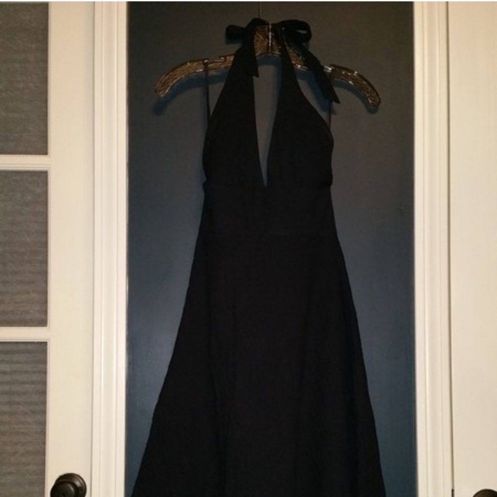 JCrew sexy backless little black dress