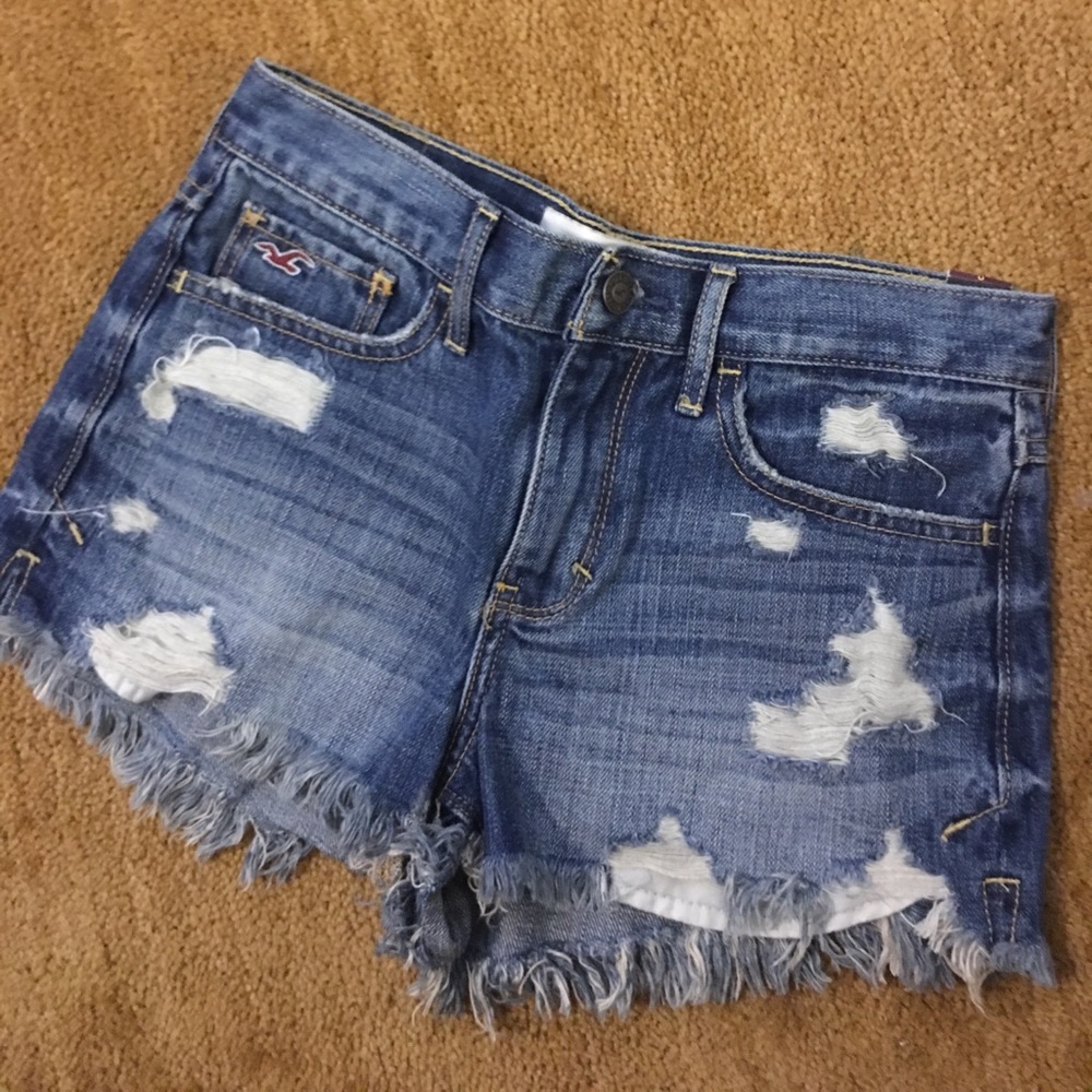 Denim Hollister shorts