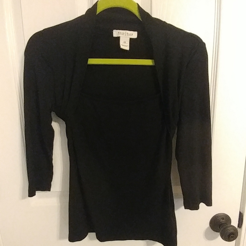 White House Black Market Black Top- XS