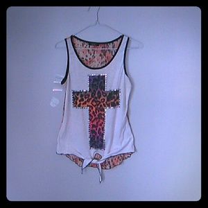 Deb front tie shirt