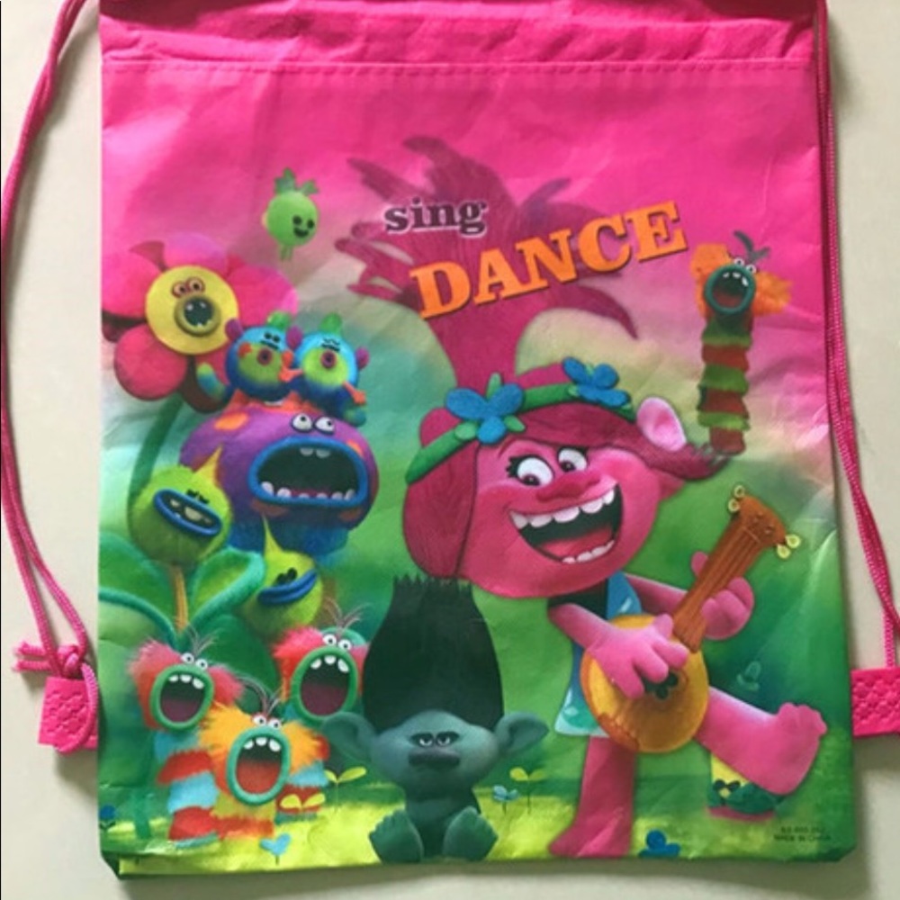 Brand New Trolls Draw string bag