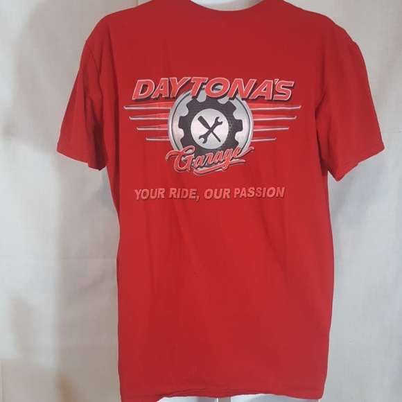 Daytonas garage tool art red XL tshirt - Picture 1 of 2