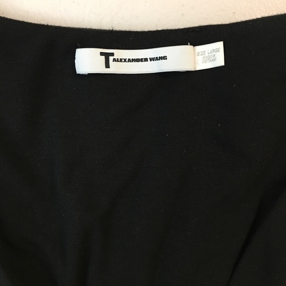 T by ALEXANDER WANG Spandex Shirred Top - Picture 5 of 6