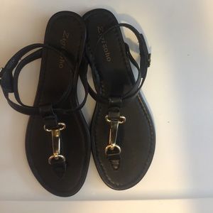 Black Zigi soho sandals