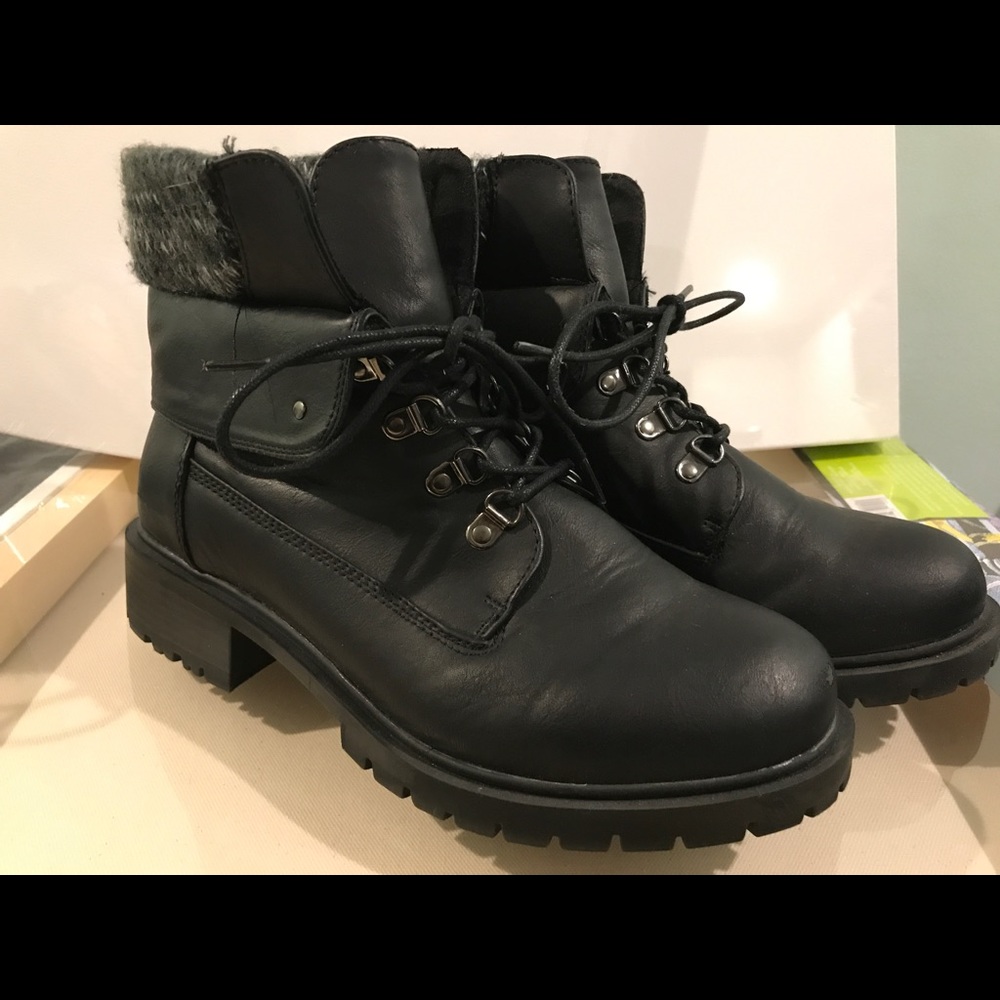 Black Torrid Combat Boots 