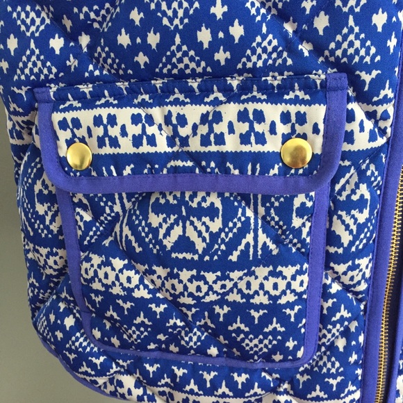 J. Crew excursion puffer vest in fair isle - Picture 3 of 5