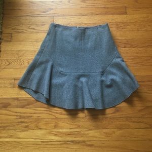 Madewell wool skater-style skirt