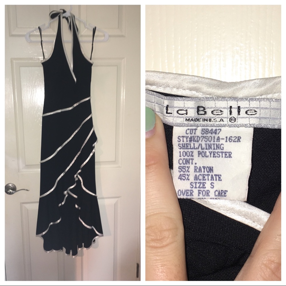 Black formal dress