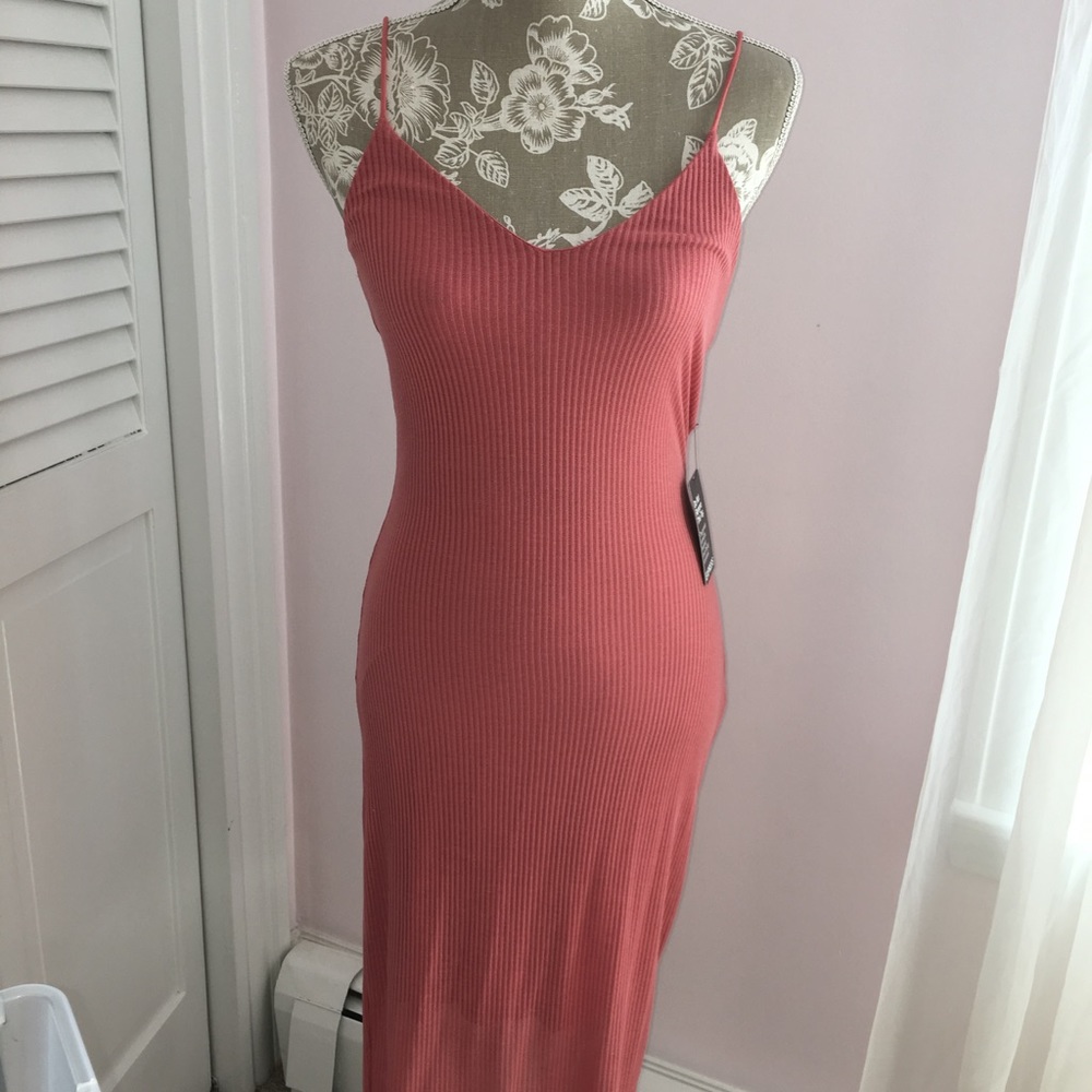 Express coral dress size small