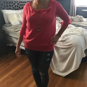 Calvin Klein light cowl neck sweater