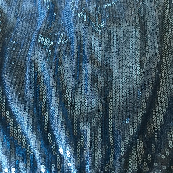 Blue Sequin Dress - Picture 3 of 4