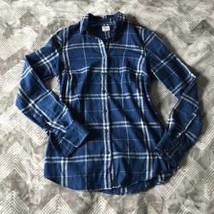 J. Crew Plaid Flannel Button Down Shirt