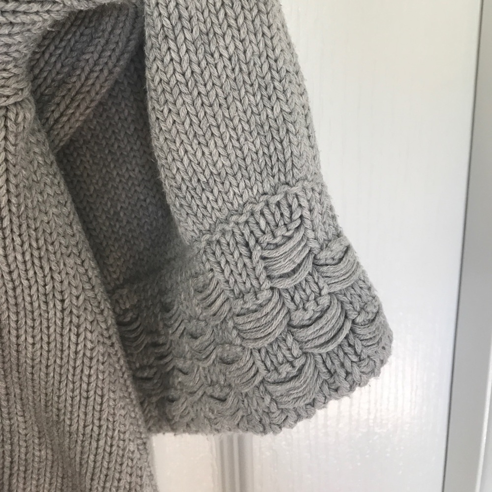 American Rag Gray Button Sweater - Picture 4 of 4