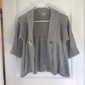 American Rag Gray Button Sweater