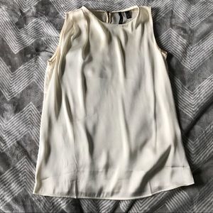 MNG by Mango Sleeveless Draped Blouse