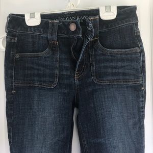 American Eagle High Rise Bell Jean