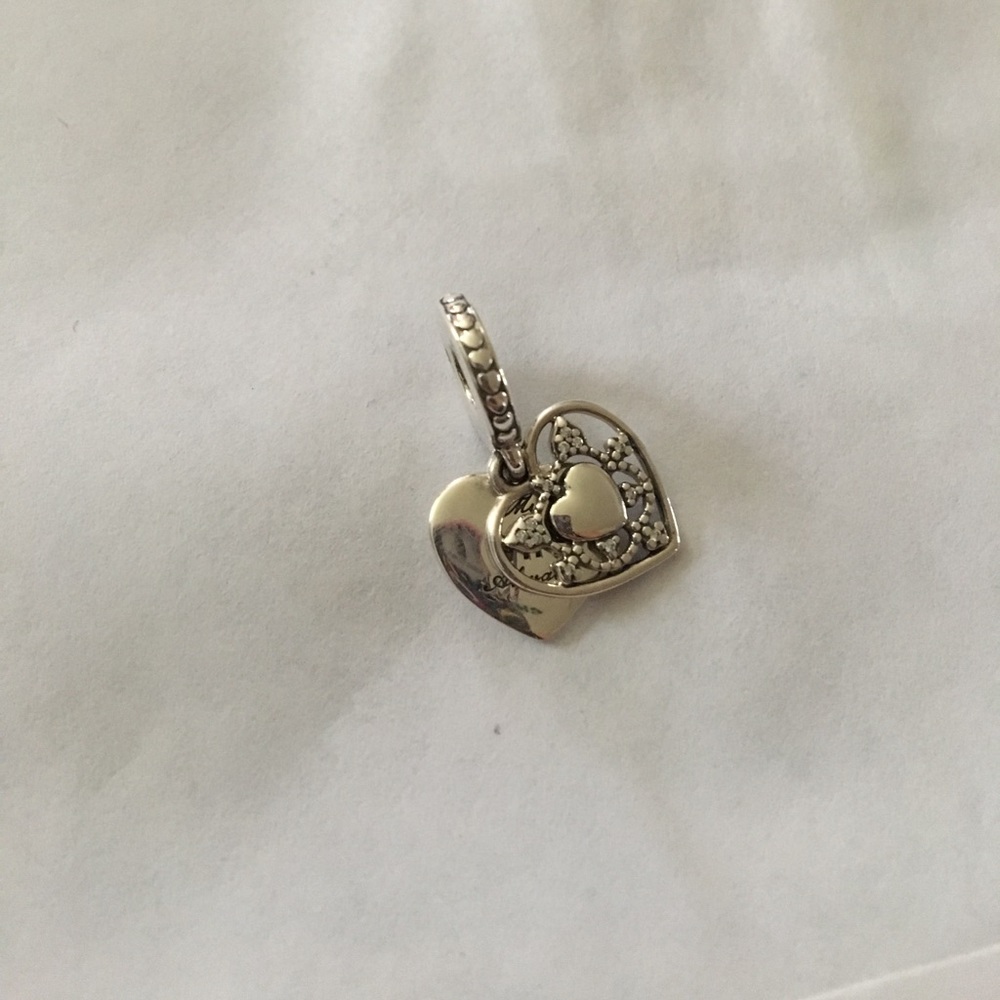 Pandora Double Heart Charm