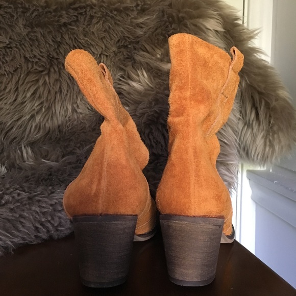 Sundance Leather Booties Size 37 (6.5 US) - Picture 4 of 6