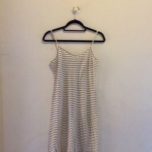 American apparel striped maxi dress