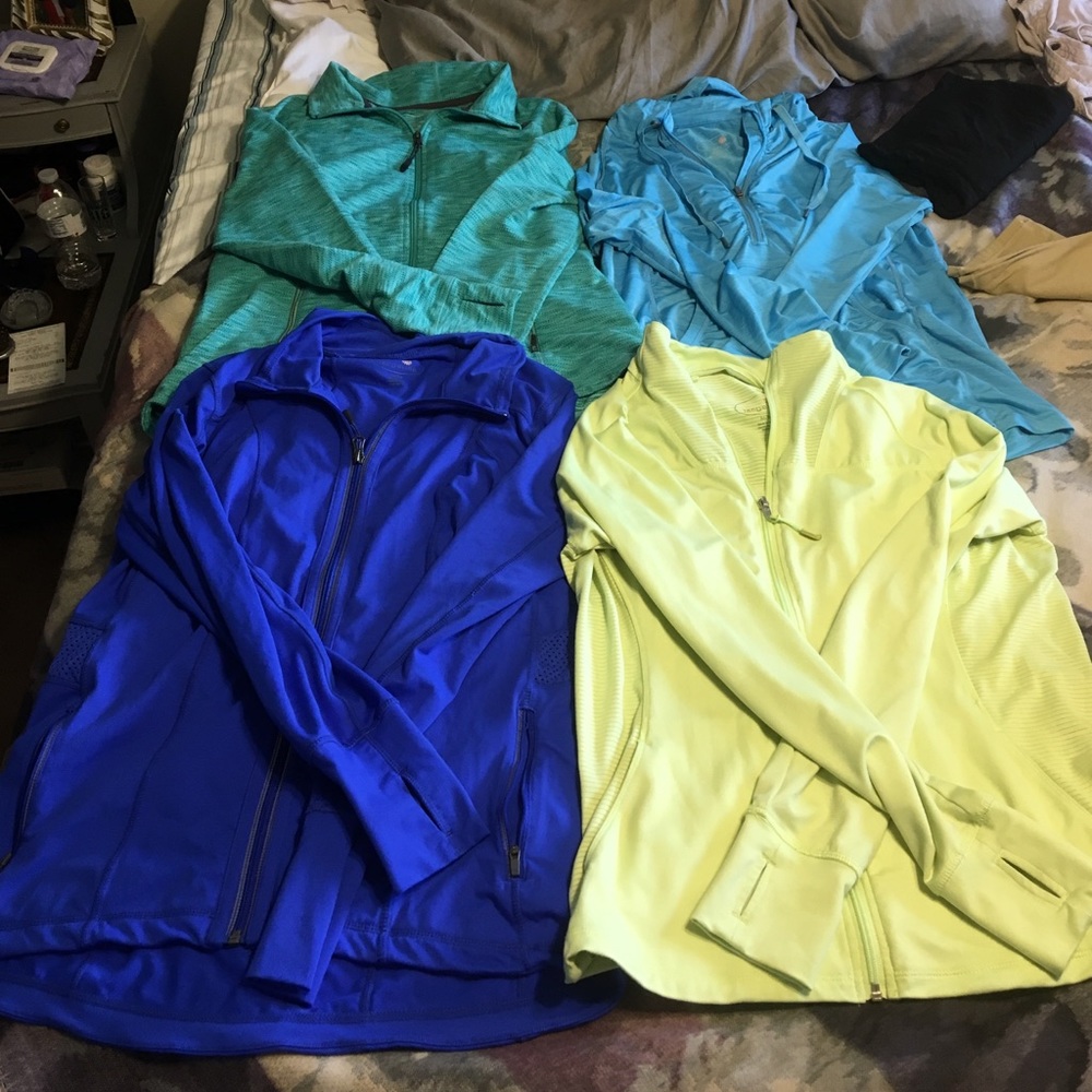 Bundle of Tangerine athletic tops