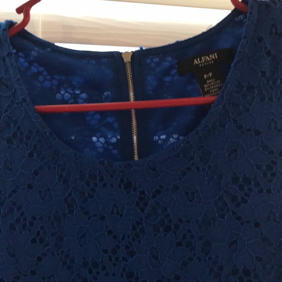 Beautiful Alfani Blue Lace Dress - Picture 6 of 7