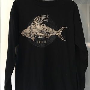 O'Neill long sleeve black T. No flaws!