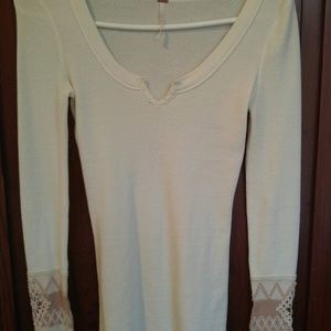 Free People thermal shirt